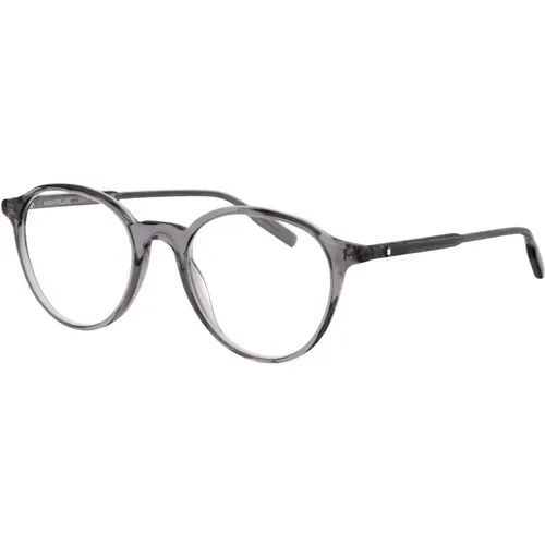 Stylische Optische Brille MB0291O,Snowcap Large Brillengestelle - Montblanc - Modalova
