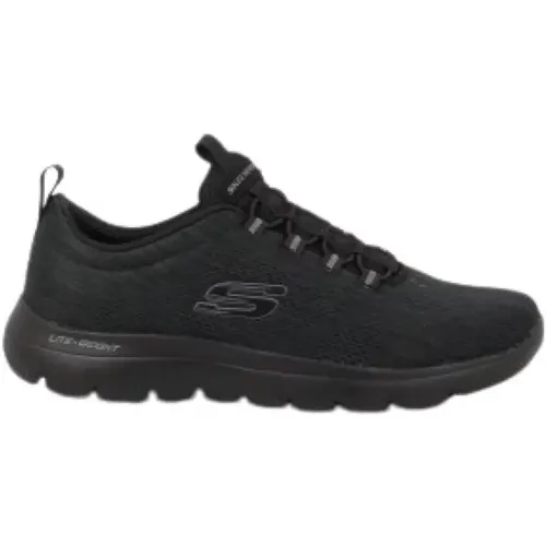 Schwarze stilvolle Sneakers für Männer , Herren, Größe: 41 EU - Skechers - Modalova