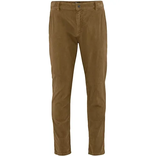 Slim Fit Corduroy Chino Pants , male, Sizes: W34, W33, W32, W30, W36, W38, W31 - BomBoogie - Modalova