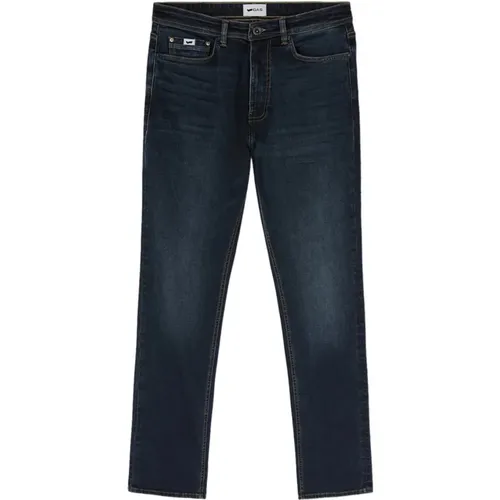 Klassische Blaue Straight Jeans GAS - GAS - Modalova