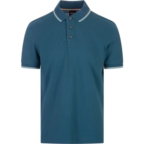Slim Fit Polo Shirt , male, Sizes: S, L, M, 2XL, XL - Hugo Boss - Modalova