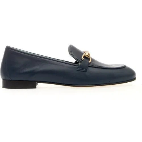 Women's Shoes Loafer Blu Ss24 , female, Sizes: 6 UK, 3 1/2 UK, 4 UK, 7 UK - Poesie Veneziane - Modalova