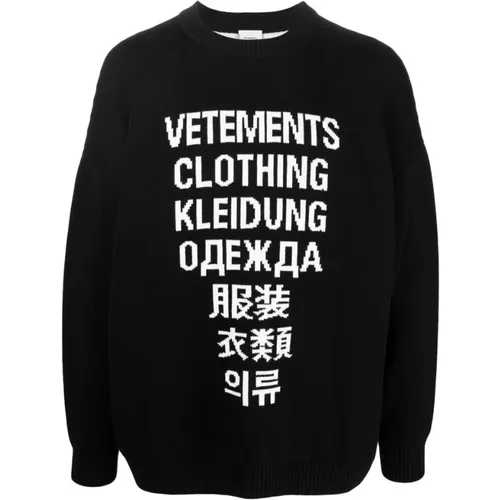 Sweatshirt mit Grafikdruck - Vetements - Modalova