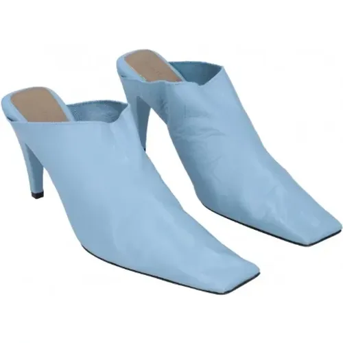 Gebrauchte Blaue Leder Bottega Veneta Mules - Bottega Veneta Vintage - Modalova