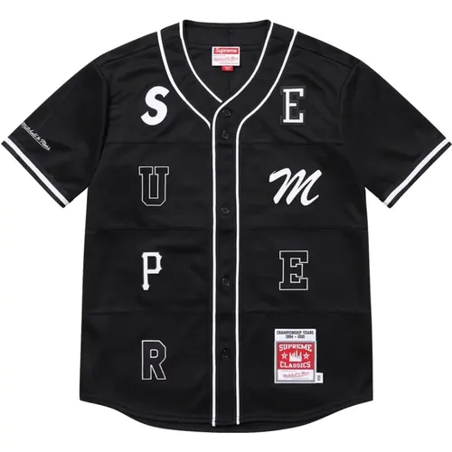 Patchwork Baseball Jersey Limited Edition , male, Sizes: XL, L, S - Supreme - Modalova