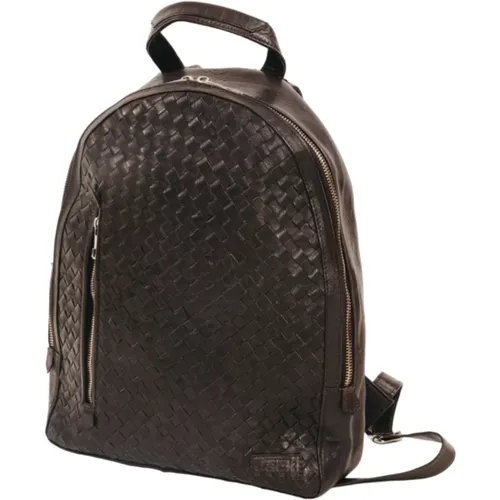 Campus Leather Backpack , male, Sizes: ONE SIZE - The Jack Leathers - Modalova