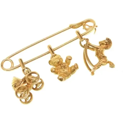 Pre-owned Gold brooches , female, Sizes: ONE SIZE - Cartier Vintage - Modalova