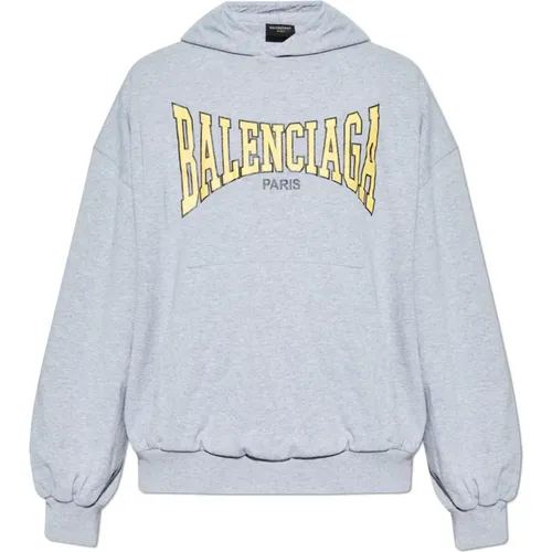 Hoodie , male, Sizes: L, M, XS, S - Balenciaga - Modalova