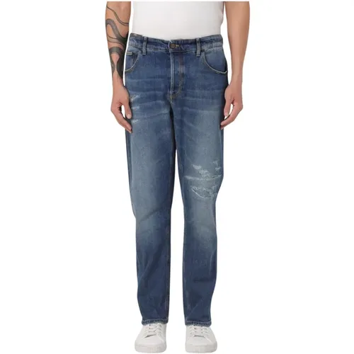 Stretch-Denim-Jeans mit schmaler Passform , Herren, Größe: W33 - PT Torino - Modalova