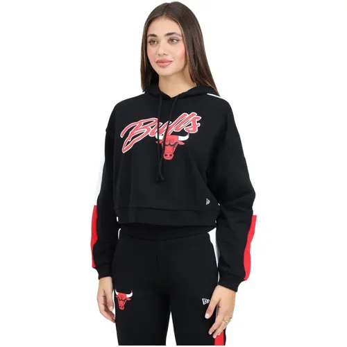 Chicago Bulls Colour Block Hoodie , Damen, Größe: L - new era - Modalova