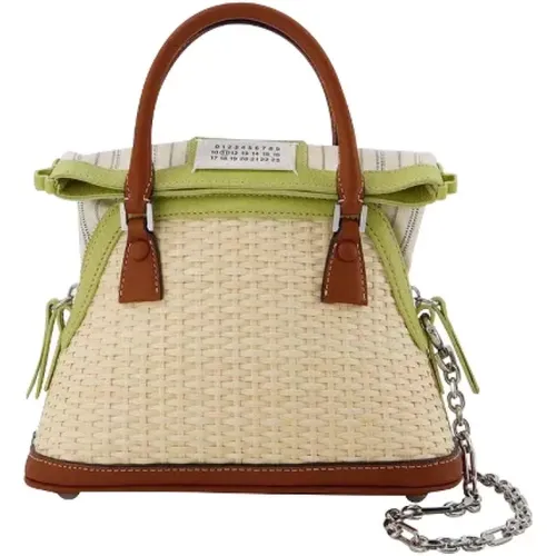 Raffia handbags , female, Sizes: ONE SIZE - Maison Margiela - Modalova