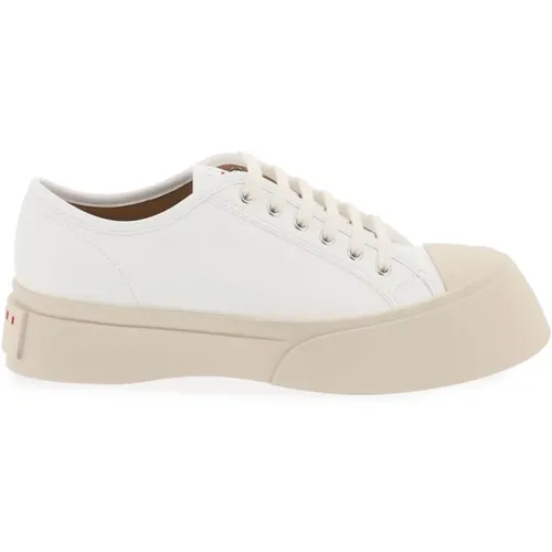 Leder Pablo Sneakers mit Metallösen , Herren, Größe: 42 EU - Marni - Modalova