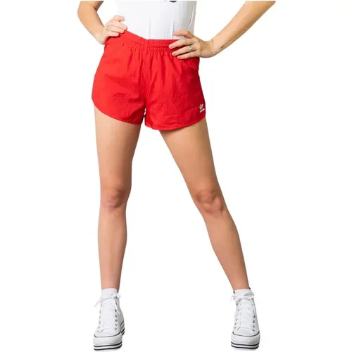 Rote Damen Shorts , Damen, Größe: XL - Adidas - Modalova