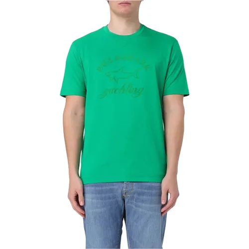 Cotton T-Shirt Classic Style , male, Sizes: S, XL, M, L - PAUL & SHARK - Modalova