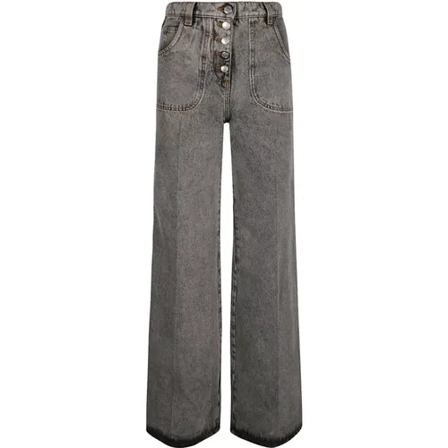Women's Clothing Jeans Grey Aw23 , female, Sizes: W25 - ETRO - Modalova
