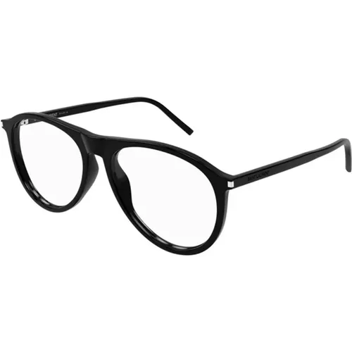 Schwarze Optische Brille SL 667 - Saint Laurent - Modalova