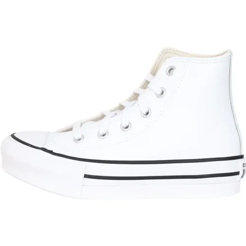 Weiße High-Top-Plattform-Sneakers - Converse - Modalova