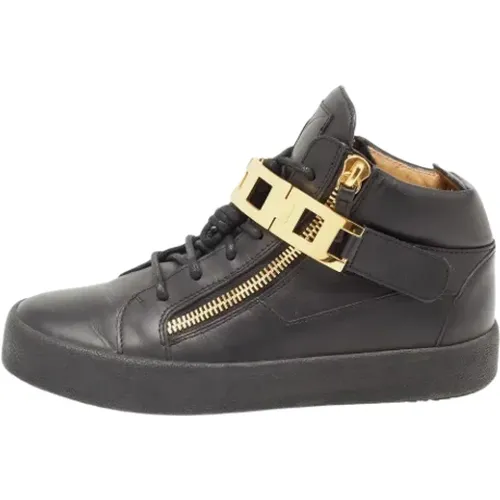 Pre-owned Leather sneakers , female, Sizes: 7 UK - Giuseppe Zanotti Pre-owned - Modalova