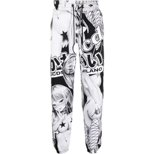 Sweatpants , male, Sizes: L, M - Gcds - Modalova