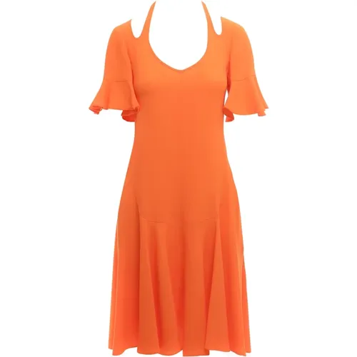 Viscose Midi Dress with Cut-Out Details , female, Sizes: S, M - Stella Mccartney - Modalova