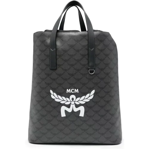 Bags.. Grey , male, Sizes: ONE SIZE - MCM - Modalova