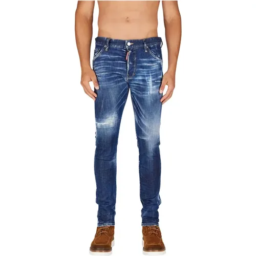 Moderne Slim-fit Jeans , Herren, Größe: L - Dsquared2 - Modalova