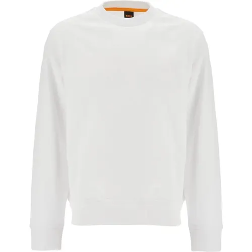 Basic Crew Logo Sweatshirt , Herren, Größe: M - Boss - Modalova