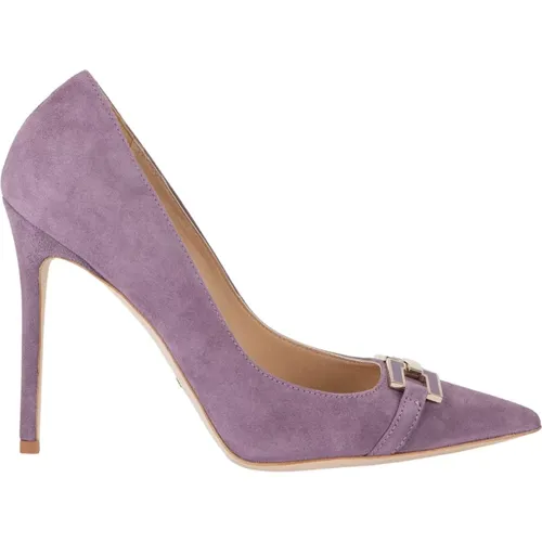 Leather High Heel Shoes , female, Sizes: 5 UK - Elisabetta Franchi - Modalova