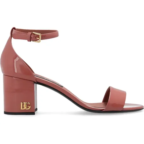 Sandalen mit Absatz , Damen, Größe: 38 EU - Dolce & Gabbana - Modalova