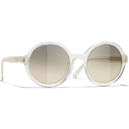 Clear Sunglasses with Original Accessories , female, Sizes: 51 MM - Chanel - Modalova