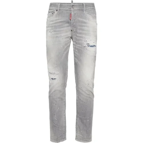 Graue Jeans Pantalone , Herren, Größe: M - Dsquared2 - Modalova