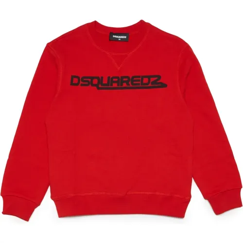 Logo Baumwoll-Loungewear-Sweatshirt - Dsquared2 - Modalova