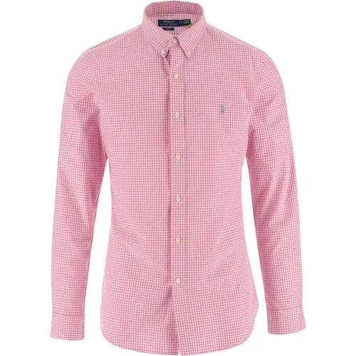 Plaid Stretch Cotton Button-Down Shirt - Polo Ralph Lauren - Modalova