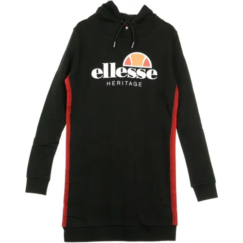 Schwarzes Hoodie-Kleid für Frauen - Ellesse - Modalova