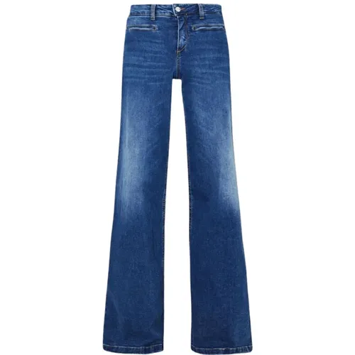 Flare Palazzo Perfect Jeans for Women , female, Sizes: W25, W24, W27, W26, W29, W28 - Liu Jo - Modalova