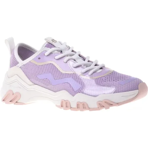 Sneaker in lilac eco-leather , female, Sizes: 6 UK, 4 UK - Baldinini - Modalova