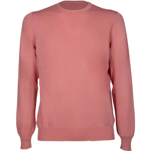 Vintage Ribbed Cotton Sweater , male, Sizes: XL, 3XL, L - Gran Sasso - Modalova