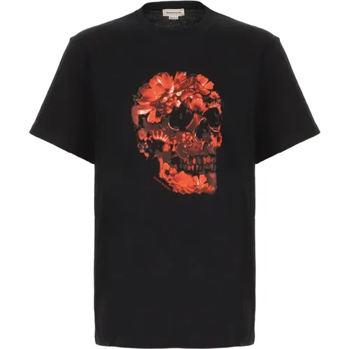 Casual Baumwoll T-Shirt , Herren, Größe: 2XL - alexander mcqueen - Modalova