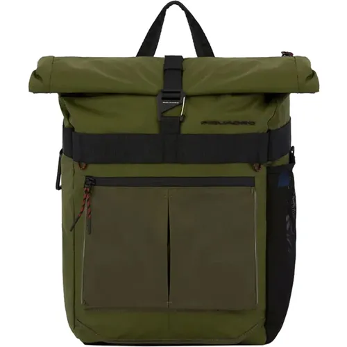 Backpacks,Roll-Top Fahrradrucksack Laptopfach - Piquadro - Modalova