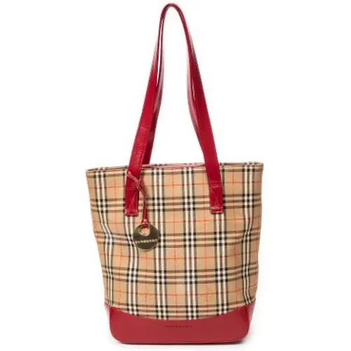 Pre-owned Canvas totes , female, Sizes: ONE SIZE - Burberry Vintage - Modalova