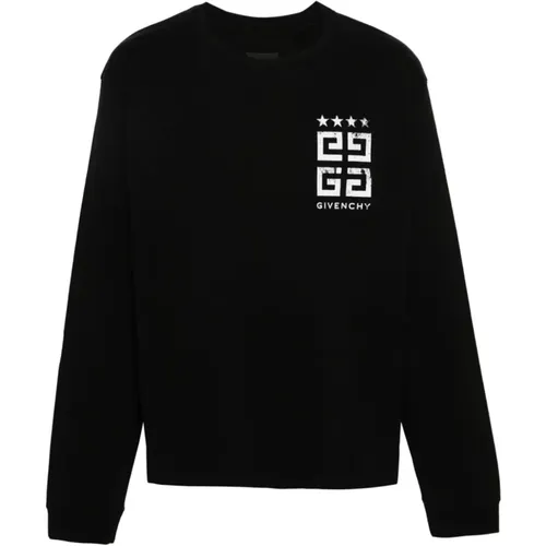 G Print Long Sleeve T-Shirt , male, Sizes: M - Givenchy - Modalova