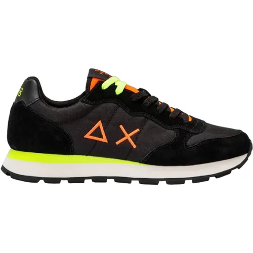 Fluorescent Nylon Sneakers , male, Sizes: 8 UK, 6 UK, 9 UK, 10 UK - Sun68 - Modalova