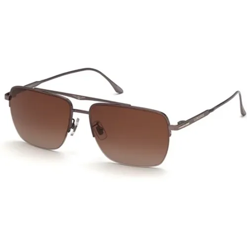 Modern Grey Sunglasses for Men , male, Sizes: 59 MM - Longines - Modalova