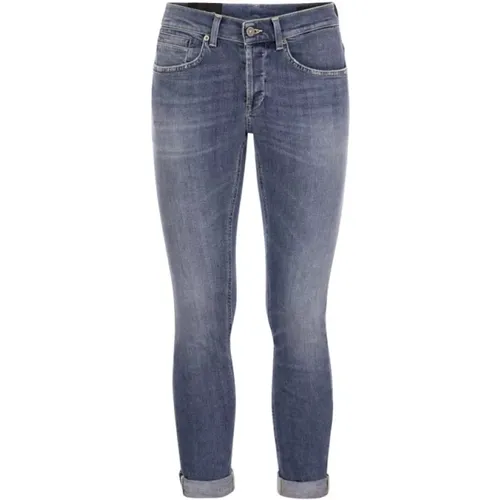 Skinny Fit Jeans , Herren, Größe: W31 - Dondup - Modalova