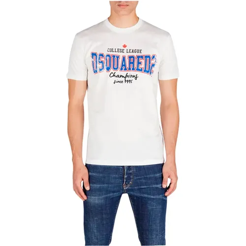 T-Shirts , Herren, Größe: L - Dsquared2 - Modalova