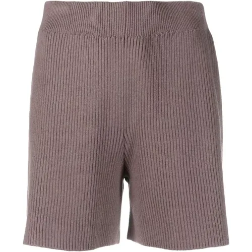 Braune Kaschmir Baumwolle Freizeit Shorts , Damen, Größe: XS - joseph - Modalova