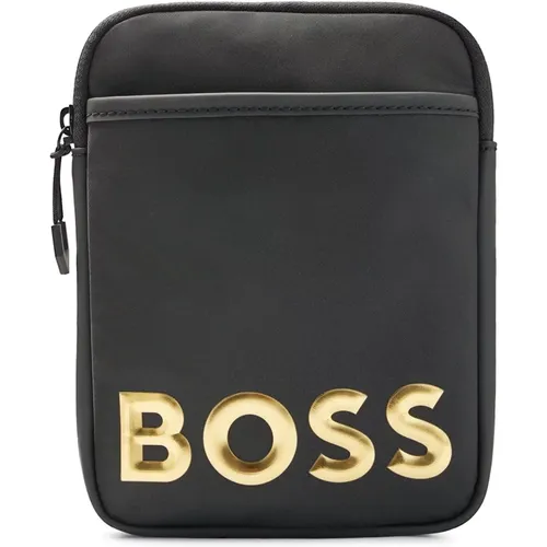 Modern Crossbody Bag Gold , male, Sizes: ONE SIZE - Hugo Boss - Modalova