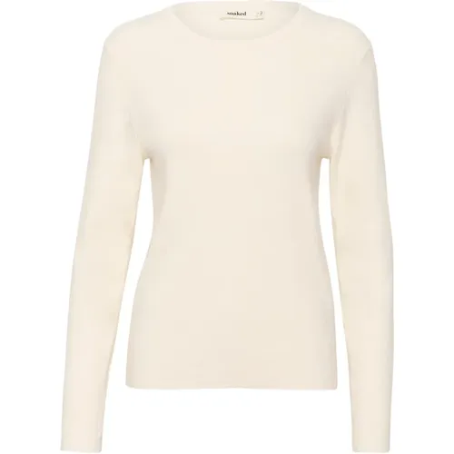 Basic Pullover Strick Whisper - Soaked in Luxury - Modalova