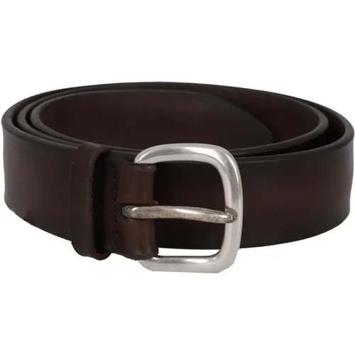 Leather Belt , male, Sizes: 115 CM, 110 CM, 100 CM - Orciani - Modalova