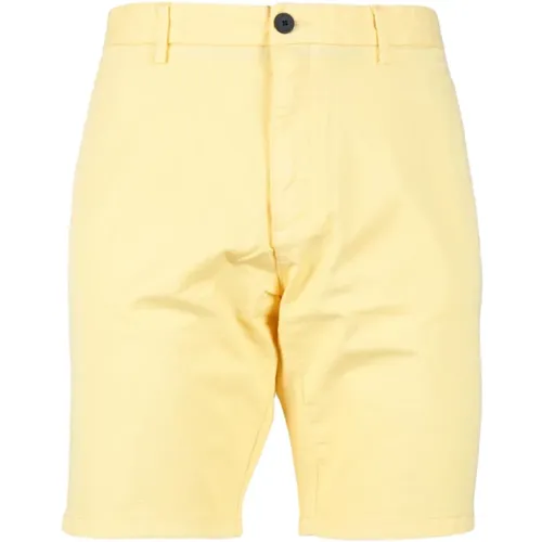 Cotton Bermuda Shorts , male, Sizes: W30 - Hugo Boss - Modalova